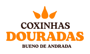 Logotipo Coxinhas Douradas